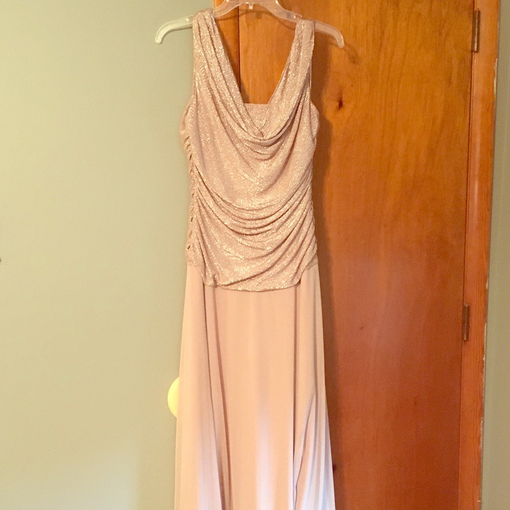 R&M Richards Maxi Dress with Cowl Neck